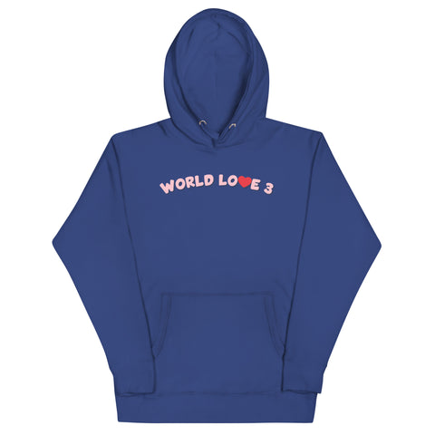 World Love 3 Unisex Hoodie