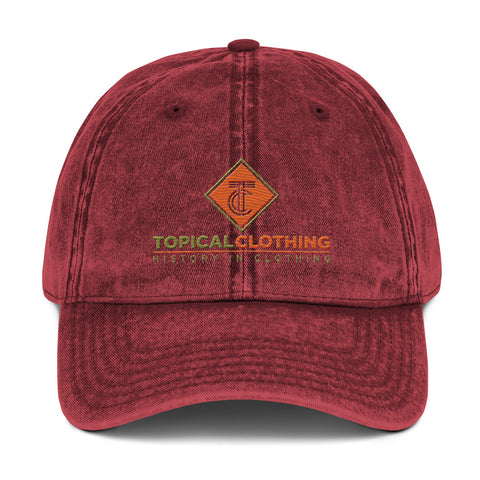 Topical Clothing Vintage Cotton Twill Cap