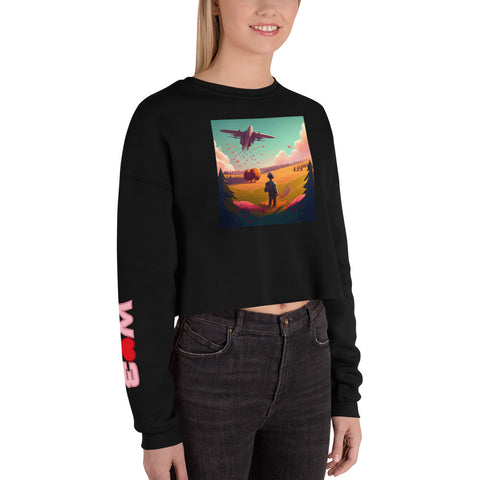 World Love 3 Crop Sweatshirt