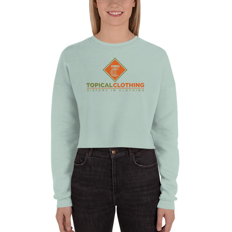Topical Clothing Crop Sweatshirt