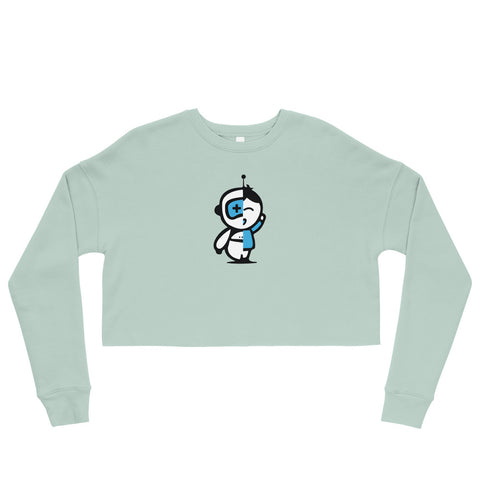 Al Is Your Friend Crop Sweatshirt V1
