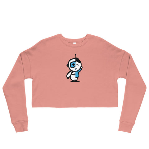 Al Is Your Friend Crop Sweatshirt V1
