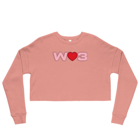 World Love 3 Crop Sweatshirt